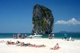 Pláž  Railay Bay u Krabi Town